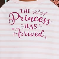 Disney Prenses Kız Uzun Kollu Üst ve Pantolon Kadife Pijama Takımı, 2 Parça, 4-12 Beden