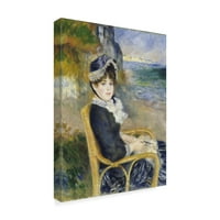Pierre Auguste Renoir'den 'Deniz Kıyısından' Marka Güzel Sanatlar Tuval Sanatı