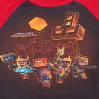 Minecraft Küçük Çocuklar Pijama Takımı, 2'li, 4-10 Beden
