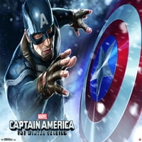 Marvel-Kaptan Amerika-Kış Askeri - Kalkan Duvar Posteri, 22.375 34