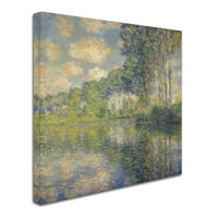 Marka Güzel Sanatlar 'Epte'deki Kavaklar' Monet'in Tuval Sanatı