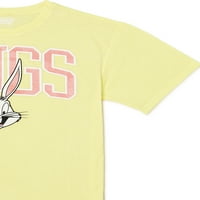 Bugs Bunny Kız Büyük Beden Tişört, 4-16 Beden