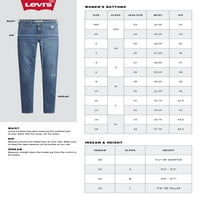 Levi's Kadın Yüksek Belli Düz Kot Pantolon