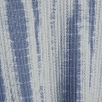 Como Blu Kadın Büyük Beden Kravat Boyası V Yaka Fırfırlı Kenar Peplum Üst