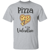 Grafik Amerika sevgililer Günü Pizza Benim Sevgililer Günü Komik erkek grafikli tişört