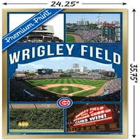 Chicago Cubs-Wrigley Alan Duvar Posteri, 22.375 34