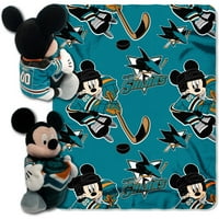 Atış Combo ile San Jose Köpekbalıkları NHL Mickey Mouse