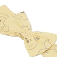 Disney Winnie the Pooh Kız Bebek Üst, Pantolon ve Saç Bandı, 3'lü Set, Bedenler 0 3 Aylık