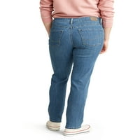 Levi Strauss & Co.'nun imzası. Kadın Orta Katlı Modern İnce Kot Pantolon