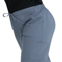 Scrubstar kadın Temel Essentials Streç İpli Dört Cep Fırçalama Pantolon WM01P080
