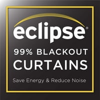 Eclipse Bryson Karartma Grommet Üst Tek Pencere Perde Paneli, Mavi, 84