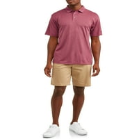 Ben Hogan erkek Performans Kısa Kollu Dokulu Golf Polo Gömlek