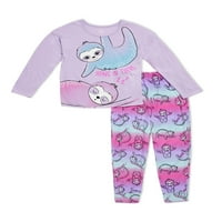 Wonder Ulus Kızlar Özel Süper Yumuşak Pijama Uzun Kollu Üst ve Legging Uyku Seti Boyutları 4-& Artı