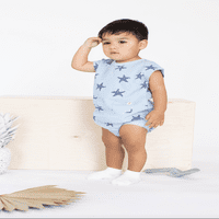 kolay peasy Bebek Tankı Bodysuit ve Şort Kıyafet Seti, 2 Parça, Boyutları 0 M-24 M