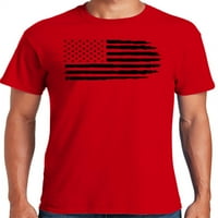 Grafik Amerika 4 Temmuz Sıkıntılı Amerikan Bayrağı erkek tişört Koleksiyonu